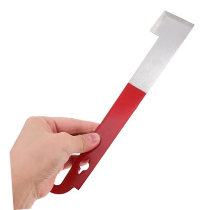 3Pcs Stainless Steel J Shaped Bee Hive Frame Lifter Scraper Tool Ergonomic Beekeeping Equipment for Efficient Hive Maintenance and Frame Lifting