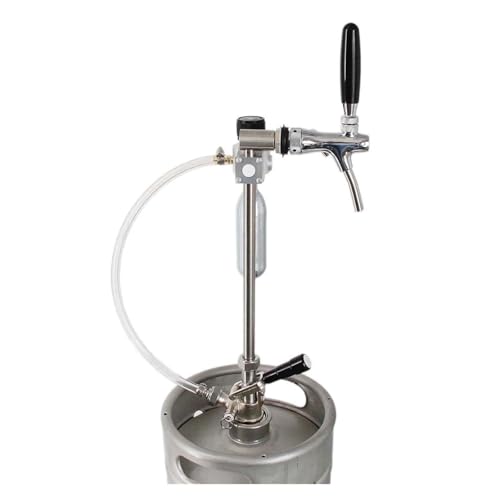 Home Brewing Complete Commercial Keg 12inch Rod Tapping System Flow Control Faucet S/D/A/G Coupler Brewer Mini Co2 Regulator with Bracket Brewing Accessories(Type S Coupler) - color: Type S Coupler