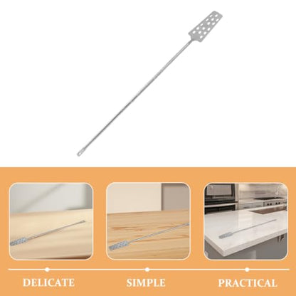 Didiseaon Stainless Steel Wine Stirring Rod for Home Brewing and Fermenting Lightweight Sturdy Mixer Tool for Wine Professional Reusable Stirrer for Home Brewing Enthusiasts