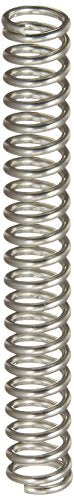 Prime-Line SP 9716 Compression Spring, Spring Steel Construction, Nickel-Plated Finish, 0.028 GA x 3/16 In. x 1-3/8 In. (6 Pack) - color: Nickel, size: 3/16 in. x 1-3/8 in.