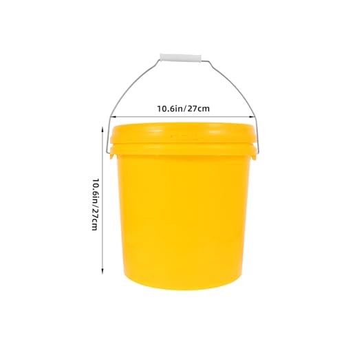 Zerodeko Food Grade Fermentation Bucket Airtight Lid for Home Brewing Yogurt Making and Pickling Versatile Craft Vessel Handle for