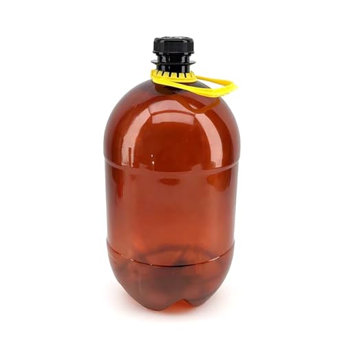 4L PET Oxebar Keg With Cap & Handle - Pressurized Growler for Home Brewing Beer, Lightweight & Oxygen Barrier (Bottle Only)