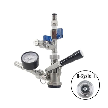 Brewing Equipment Ball Lock Conical to Commercial Keg Pressure Transfer Kit Oxygen Free Closed Pressure Transferring Beer from Fermenter to a Keg Brewing Equipment(S Coupler) - color: S Coupler