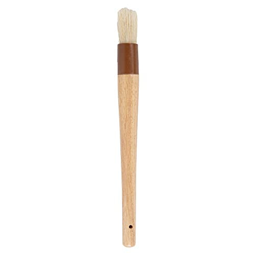 Restaurantware-Pastry Tek 1 Boar Bristles Pastry Brush, 11.8 Inches Buttering Tool – Hardwood Handle, Built-In Hanging Hole, Wood Basting Applicator, Sturdy Ferrule, For Glazing And Basting - size: 12"