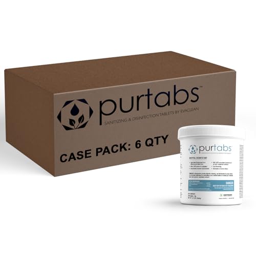 Hypochlorous Acid Disinfectant Tablets, EPA Registered, Hospital-Grade | 1076 PPM Hospital-Grade Disinfectant, Kills Norovirus And MRSA, Makes 50 Gallons Per Tub, No Heavy Liquid Jugs To Store - size: 1 Count (Pack of 1200)