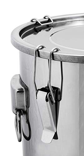 Stainless Steel Fermenter, 14 Gallon Total Capacity – Durable Wine, Beer, Mead, Kombucha Fermenter & Kettle, Ideal for 10 Gallon Batches – Fermentation Bucket & Jar for Home & Craft Brewers