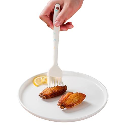 Silicone Basting Brushes, BPA-Free Pastry Brush for BBQ | Heat-resistant silicone brush with stainless steel core. Ideal for BBQ, grilling, baking, roasting and kitchen cooking