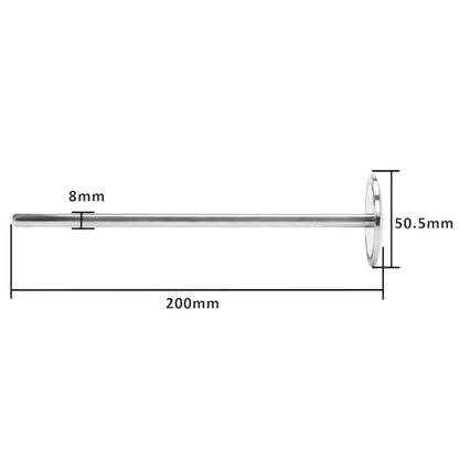 DERNORD 1.5 inch Tri Clamp Thermowell SS304 for Beer Fermenter Homebrew Solar Heater Boiler, 200mm Length - size: 200mm