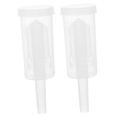SOLUSTRE 2pcs 3-Piece One-Way Valve Check Valve Set for Brewing Plastic Check Suitable for Wine and Beer Fermentation