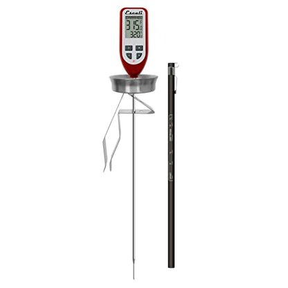 Escali DHC1 Digital Deep Fry Thermometer and Candy Thermometer with Pot Clip and Oil Temperature Gauge for Frying - style: Digital