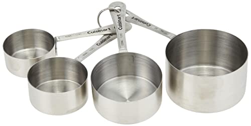 Cuisinart Stainless Steel Measuring Cups Set of 4 and Measuring Spoons Set of 4
