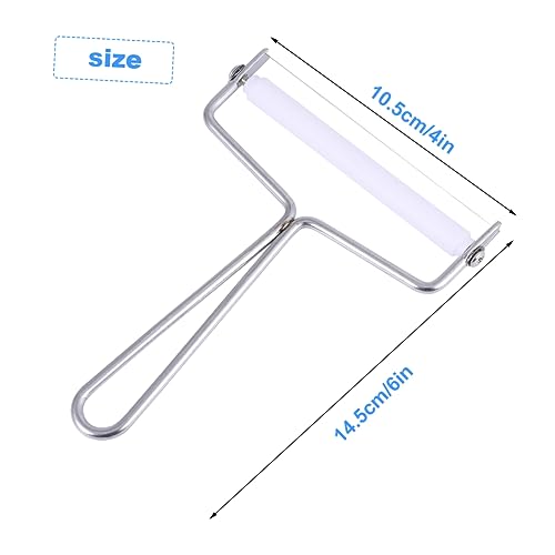 Alipis 2Pcs Stainless Steel Cheese Slicer Multi Purpose Butter Scraper Cream Cutter for Kitchen and Bakery Use Ergonomic Wire Handle Design for Desserts and Food