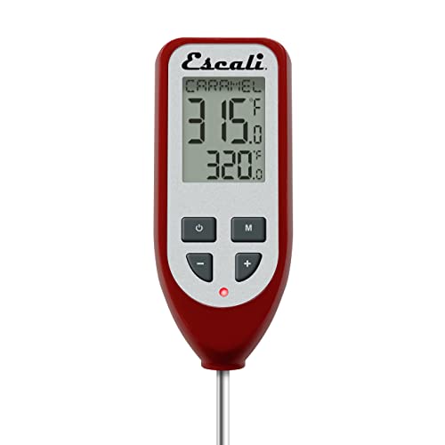 Escali DHC1 Digital Deep Fry Thermometer and Candy Thermometer with Pot Clip and Oil Temperature Gauge for Frying - style: Digital