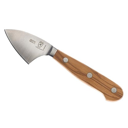 Mercer Culinary Renaissance Olive Wood Parmesan Cheese Knife, 2.75-Inch - color: Olive Wood Handle, size: 2.75-Inch Parmesan Cheese Knife