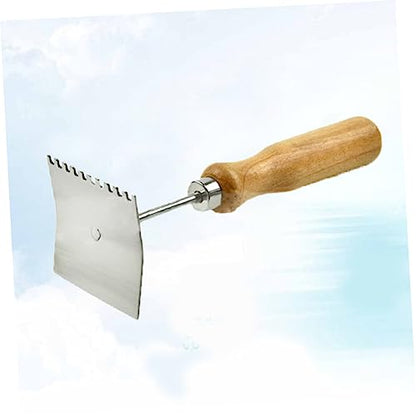 VANZACK 3pcs Queen Hive Shovel Heavy-Duty Beekeeping Tool Comfortable Handle for Efficient Hive Cleaning and Maintenance Resistant Apicultura Equipment