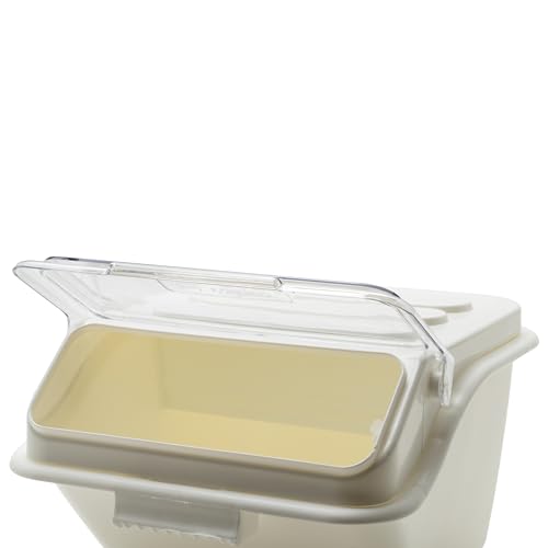 Winco IB-2S Shelf Ingredient Bins 2 gal (40 Cup Capacity), White - size: 2 Gallon, style: Shelf Bin