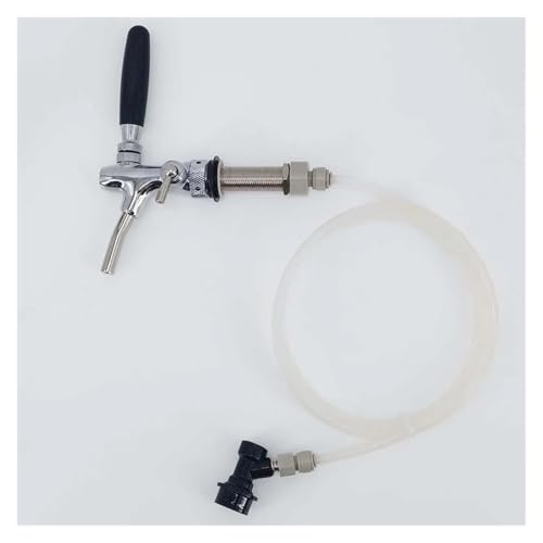Home Brewing Push ， Regulator Wine Accessories， and 1.5meter PE Line Push in Kegerator Kit Add-On DIY Jockey Box Wine Accessories