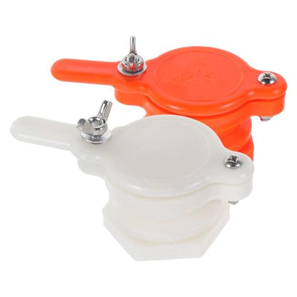 UPKOCH 2pcs Honey Gate Valve for Extractor Bucket Plastic Honey Spout Tap for Efficient Beekeeping Easy to Clean and Install Suitable for Small and Large
