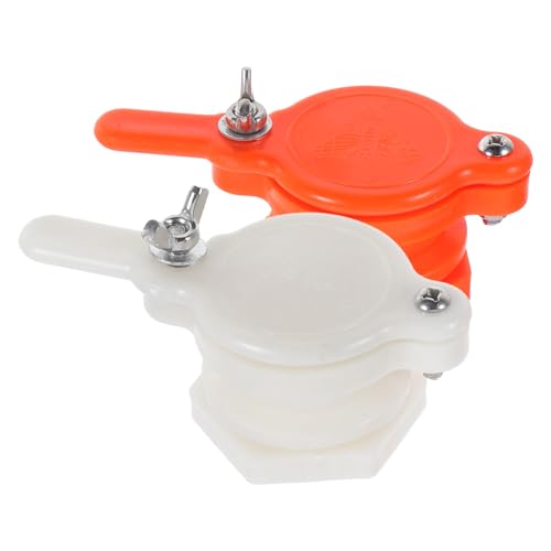 UPKOCH 2pcs Honey Gate Valve for Extractor Bucket Plastic Honey Spout Tap for Efficient Beekeeping Easy to Clean and Install Suitable for Small and Large