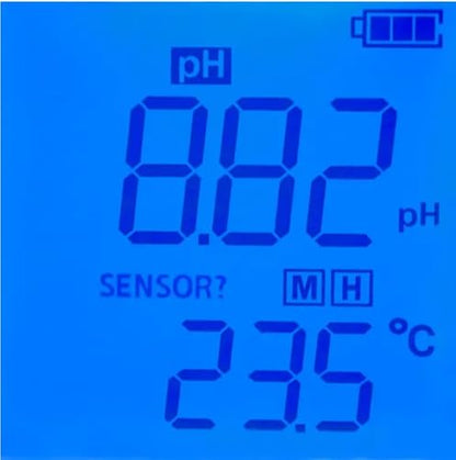 Hach Pocket Pro pH Tester, pH and Temp Testing, 9531000 | pH Meter for Water Analysis, Large LCD Screen, Replaceable Batteries, Built-in Diagnostics