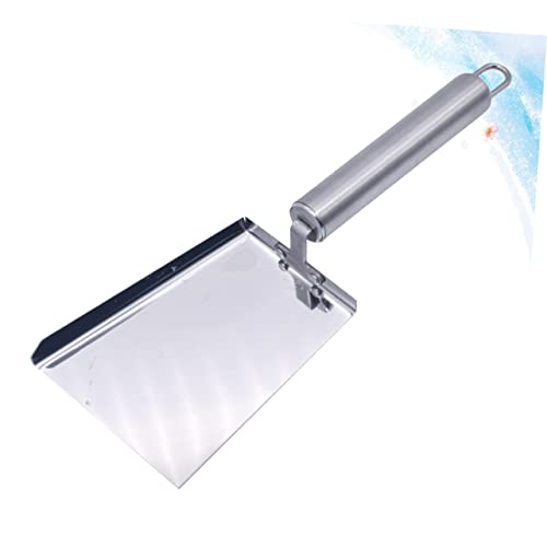 SUPVOX Cleaning Beehive Shovel Metal Spatula Griddle Spatula Griddle Scraper Beekeeping Hive Tool Metal Food Shovel Hive Cleaning Grill Steel Ash Honey Lift