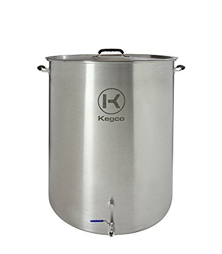 Kegco Brew Kettle - color: Plug & 2-Piece Ball Valve, size: 200 Quarts