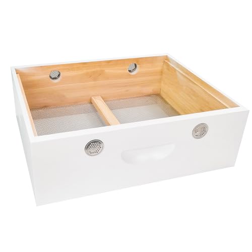 BeeTech 8 Frame Langstroth Beehive Quilt Box for Bees Winter Hand Painted Assembled - size: 8 Frame