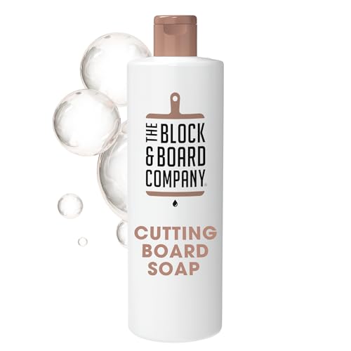Specialist Board Cutting Board Soap by the Block & Board Company | Food Grade Finishing Wax for Wood, & Butcher Block, and Countertop | Preserves Wood | Food Grade Cleaning Solution | 8.5oz/250ml - size: Soap