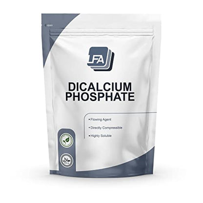 Dicalcium Phosphate Dihydrate DCPD Powder - 1 kg (2.2 lb) - Tablet & Capsule Flowing Agent - Food Anti-Caking Agent & Supplement Filler - size: 35.2 Ounce (Pack of 1)
