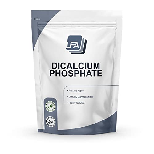 Dicalcium Phosphate Dihydrate DCPD Powder - 1 kg (2.2 lb) - Tablet & Capsule Flowing Agent - Food Anti-Caking Agent & Supplement Filler - size: 35.2 Ounce (Pack of 1)
