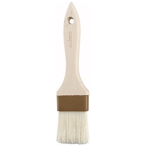 Winco Heavy-Duty Boar Bristle Basting Brush, 2" - size: 2", style: Flat