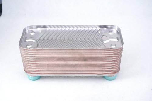 30 Plates Wort Chiller 304 Stainless Steel Homebrew Heat Exchanger 3/4" NPT Male 0.336m2-195°C to +220°C Wort Chiller