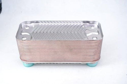 30 Plates Wort Chiller 304 Stainless Steel Homebrew Heat Exchanger 3/4" NPT Male 0.336m2-195°C to +220°C Wort Chiller