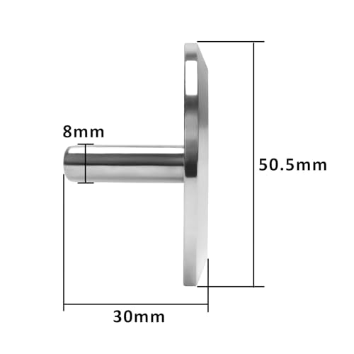 DERNORD 1.5 inch Tri Clamp Thermowell SS304 for Beer Fermenter Homebrew Solar Heater Boiler, 30mm Length - size: 30mm