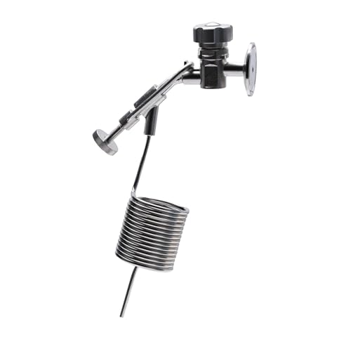 1.5" TC Sample Valve Sampling Coil - 304 Stainless Steel Conical Fermenter Accessories for Home Brewing(Full Kit B 15 Turns) - color: Full Kit B 15 Turns