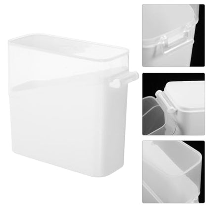 Ipetboom 2pcs Cheese Slice Keeper Boxes with Lids, Reusable Food Storage Containers for Refrigerator Cheese and Tea Bag Organization