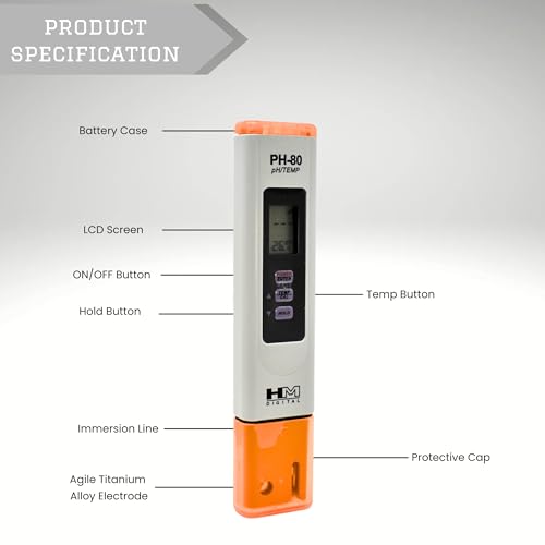 HMDPHM80 Digital pH/Temperature Meter