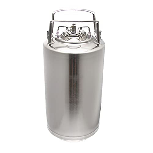 Mini Stainless Steel Beer Keg,Portable Home Dispenser System to Keep Fresh for Home Kitchen Brewing Beer,Keeps Carbonation for Craft Beer Draft and Homebrew,15L - size: 15L