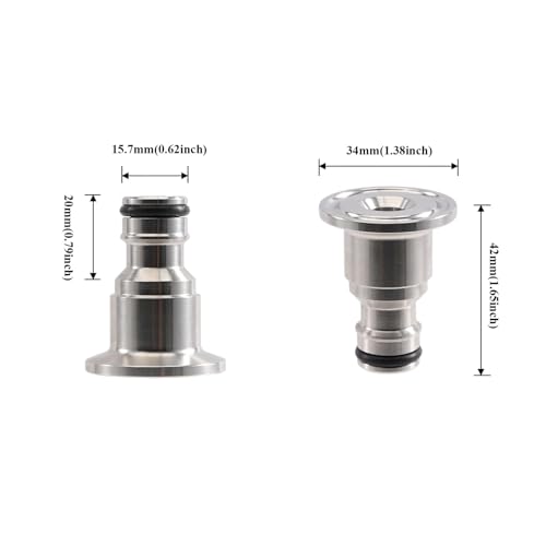 Wires and Cables 34mm Tri Clamp Garden Adapter Stainless Steel 304 Homebrew Brewery Conical Fermenter Parts Wires and Cables