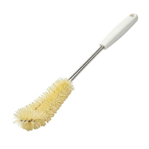 Long Water Bottle Cleaning Brush Bendable Bristles Design with Hook and Comfort Handle Bottle Washing Brush for for Baby Milk Bottle Decanter Glass Jugs Juicers Cleaner Brushes