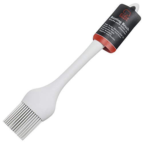 Chef Craft Premium Silicone Basting Brush, 10.25 inch, Gray - color: Gray
