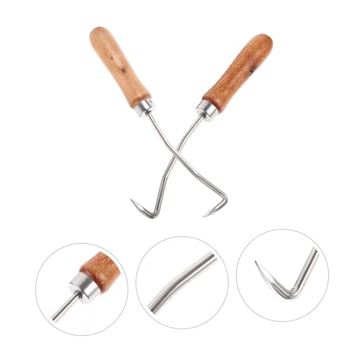 GANAZONO 2pcs Beehive Cleaning Hook Bee Tool for Beekeeping Beehive Cleaning Cleaner