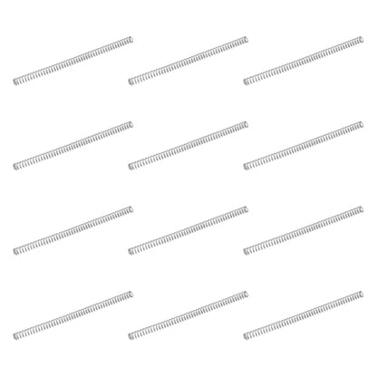 uxcell 50Pcs 304 Stainless Steel Compression Springs, 0.5mm x 3mm x 50mm Small & Tiny Pen Spring for Home Repair & DIY, Workshop & Industrial Use, (Silver Tone) - size: 3mmx50mm