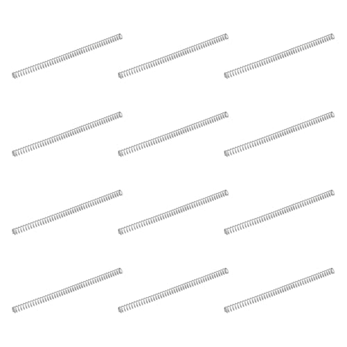 uxcell 50Pcs 304 Stainless Steel Compression Springs, 0.5mm x 3mm x 50mm Small & Tiny Pen Spring for Home Repair & DIY, Workshop & Industrial Use, (Silver Tone) - size: 3mmx50mm