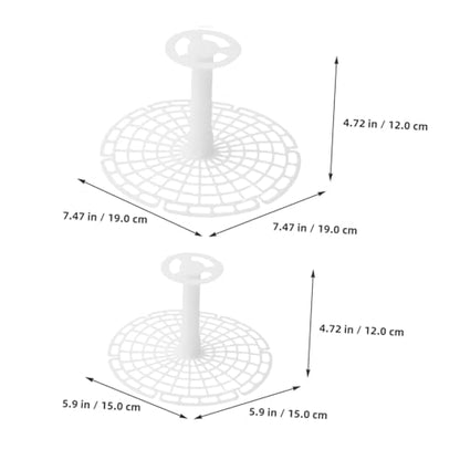 SHOWERORO Fermenting Jar Helper Pickle Press Tool 2pcs Plastic Press Plates Fast Easy Pickling Kitchen Essential