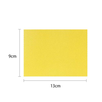 10pcs Natural Beeswax Beehive Foundation Sheets for Beekeeping Operation, Honeycomb Foundation Beeswax Helping to Lay Eggs Faster and Support Hive Growth