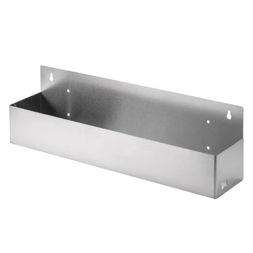 FlagShip Speed Rail 22 Inch Stainless Steel Liquor Bottle Holder Wall Mounted Syrup Rack Bottle Storage for Bar,Kitchen,Coffee Station