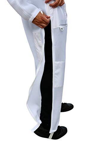 Beekeeping Suit Ventilated Air Mesh with Fencing Veil & Round Brim Hat