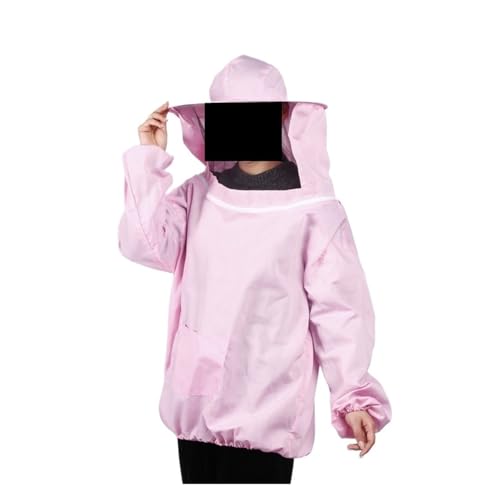 Foldable Beekeeping Suit Jacket Veil Set Double Zippered Beekeeping Protective Suit Anti-bee Beekeeper Clothing with Hat(G)