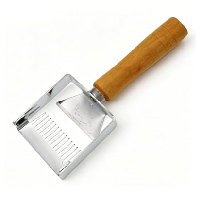Vikye 2 in 1 Honey Uncapping Fork Scraper, Stainless Steel Beekeeping Tool 75 (Multi Functional)